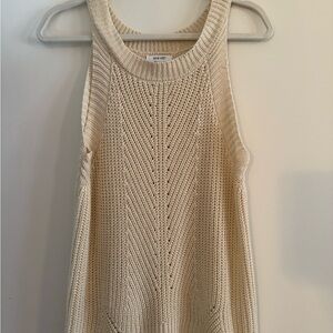 Nine West Cream Knit Tank Top